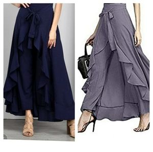 Reborn Navy Blue Skirt Pants